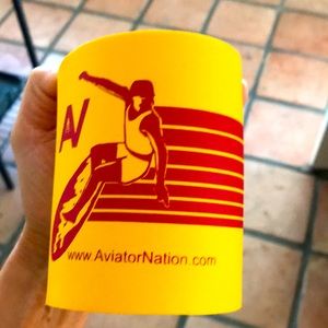 Aviator nation koozie